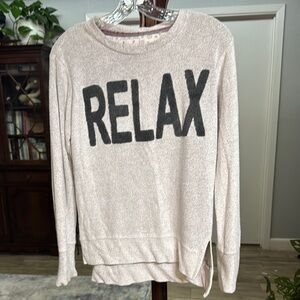 Cozy  'Relax' Sweater